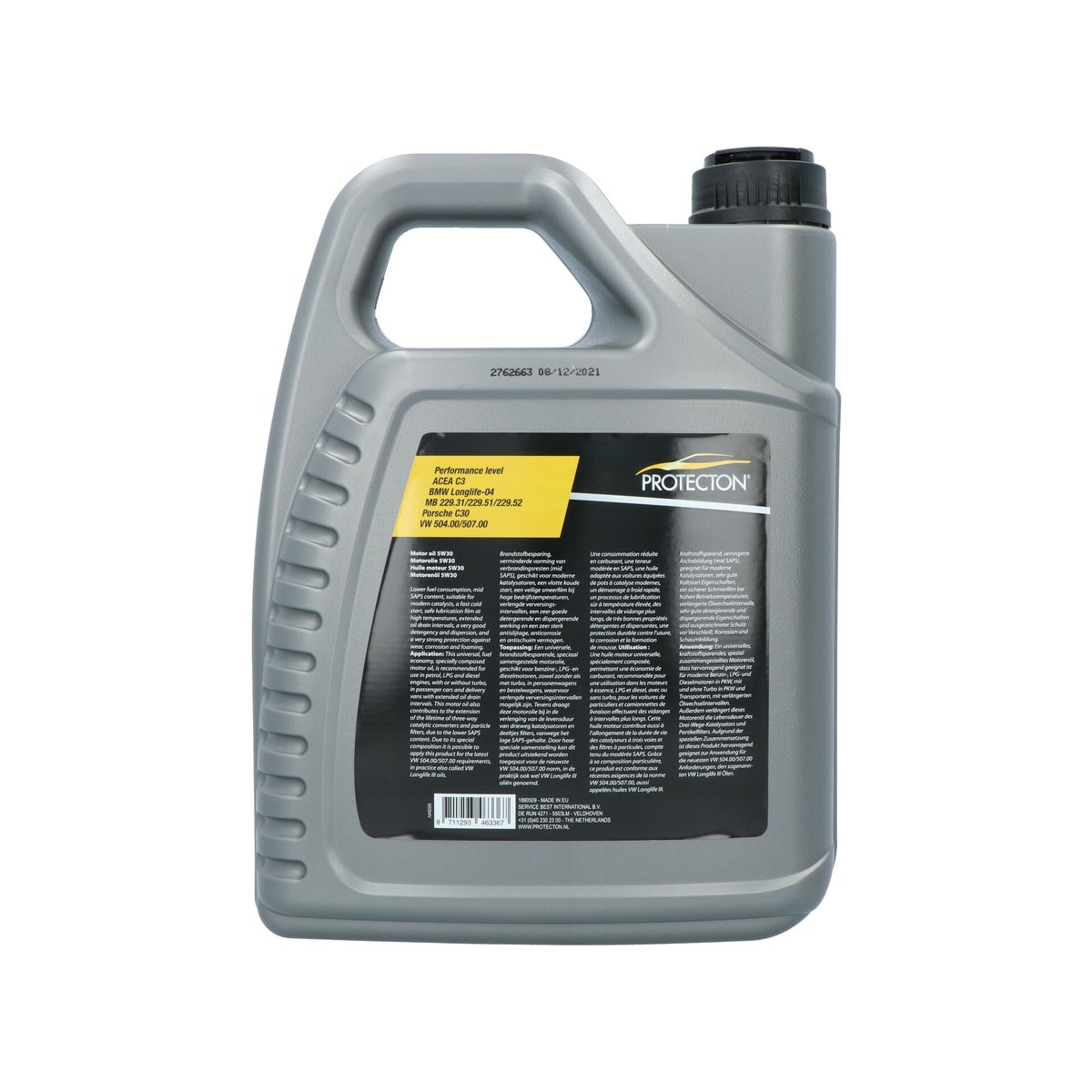 Prot. Motorolie 5w30 Longlife Vw 5 l 3
