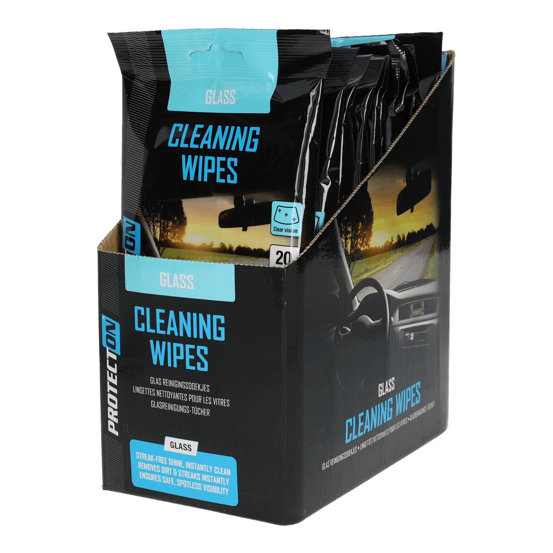 Protection Cleaning Wipes Glas