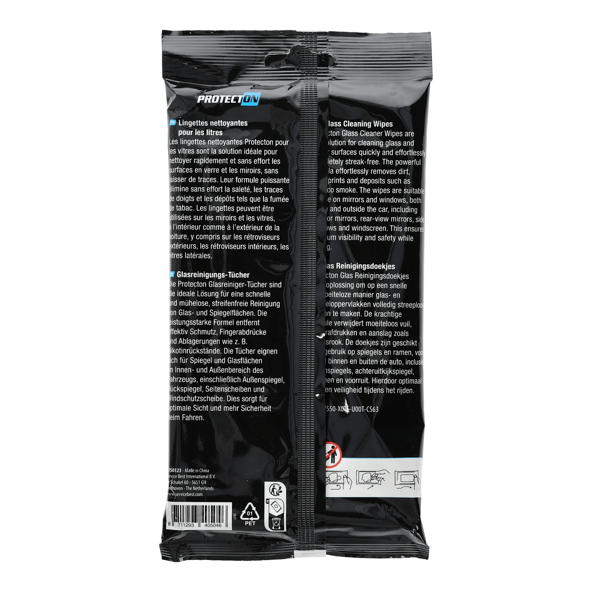 Protection Cleaning Wipes Glas 3