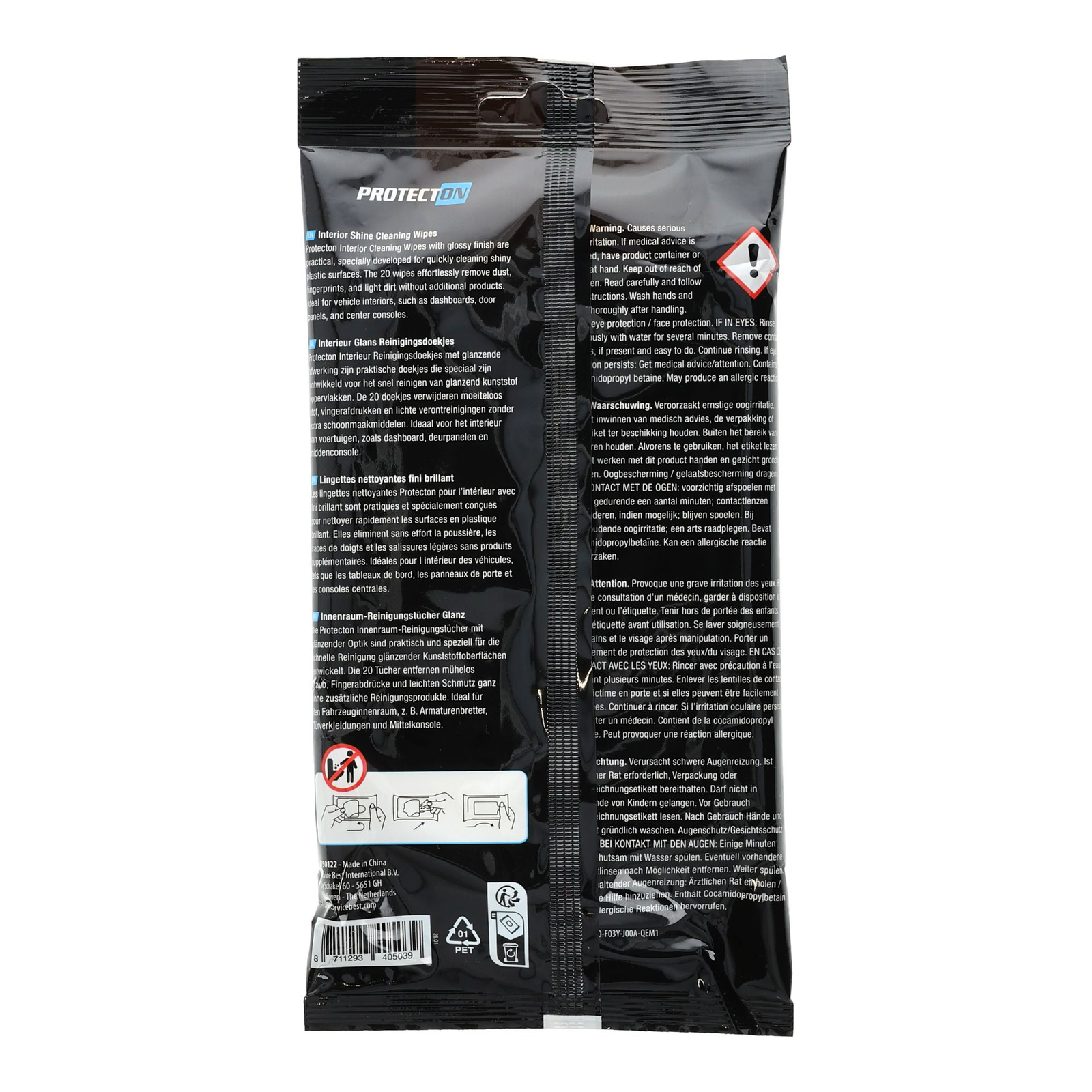 Protection Cleaning Wipes Interieur Glans 2
