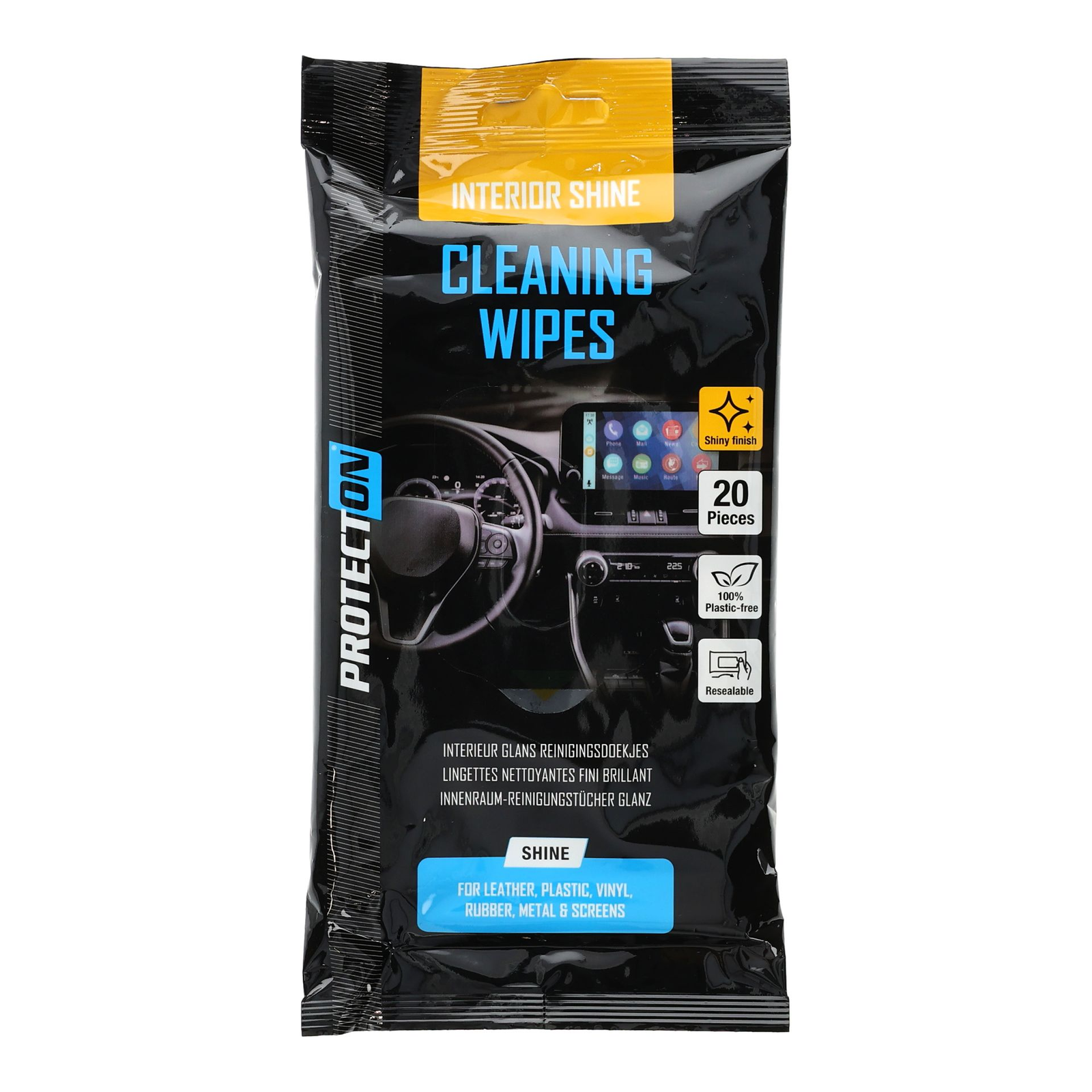 Protection Cleaning Wipes Interieur Glans