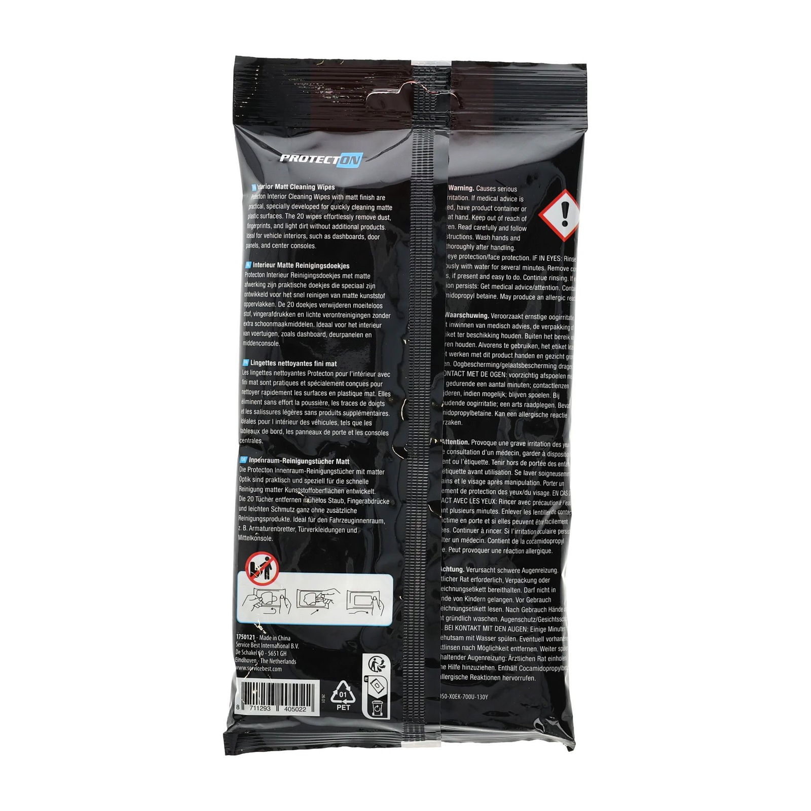 Protection Cleaning Wipes Interieur Mat 2