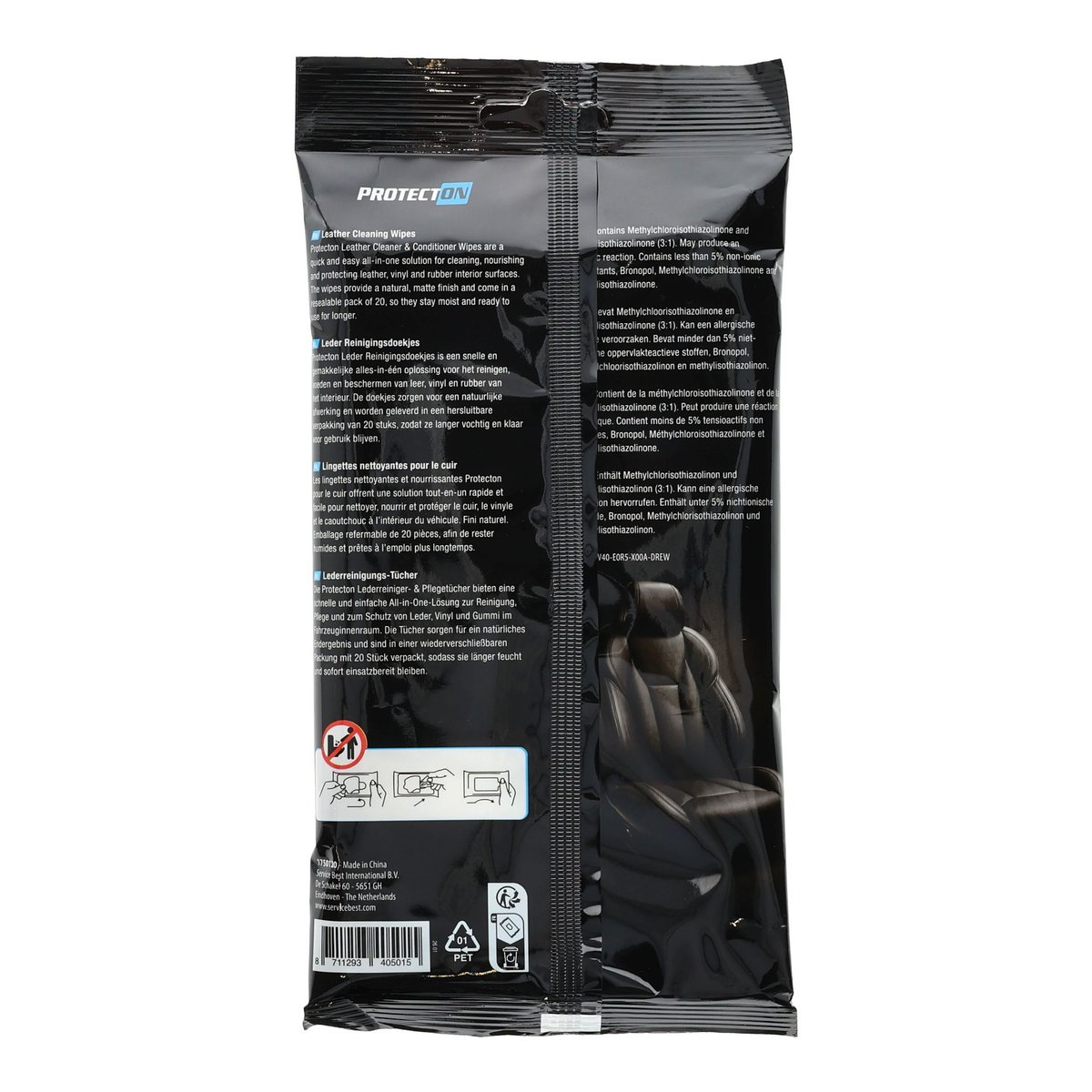Protection Cleaning Wipes Leder 2