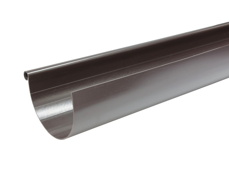 Pvc Dakgoot 4 m 125 mm Donkergrijs