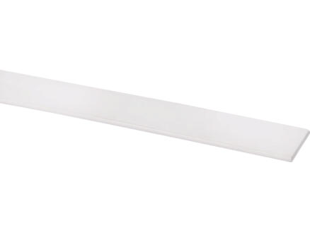 Pvc Platstaf 20 mm Wit