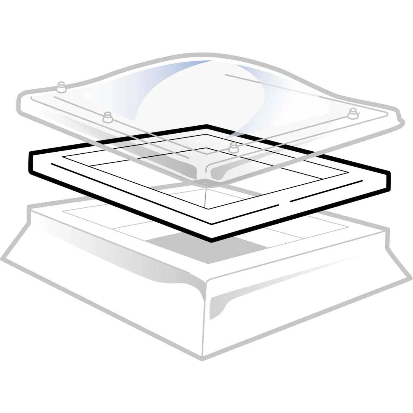 Pvc Ventilatieraam 86x116/doos