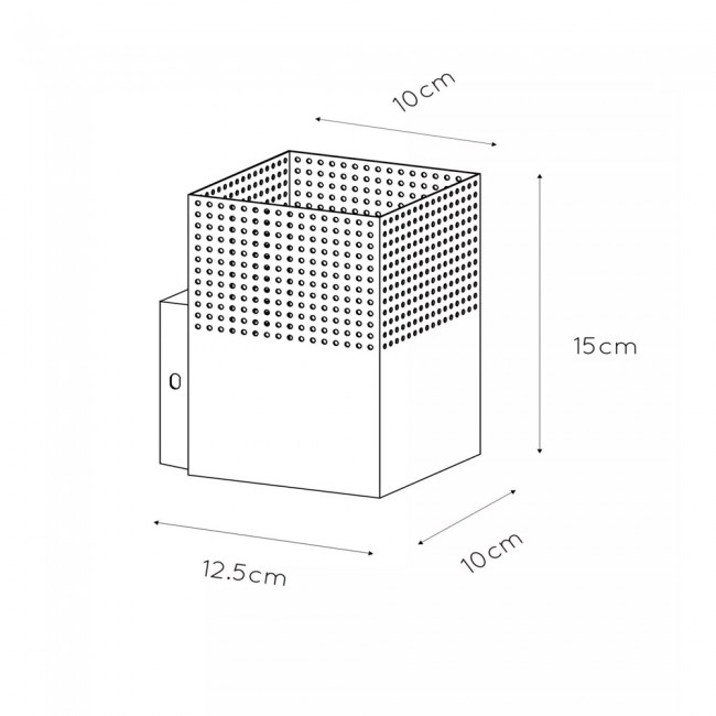 Renate Wandlamp-Mat Go.-1xe27-40w-Metaal 4
