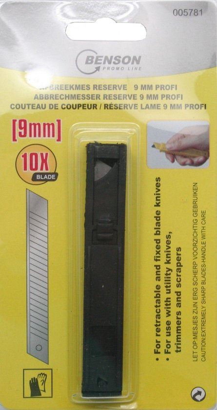 Reserve Afbreekmes 9 mm 5