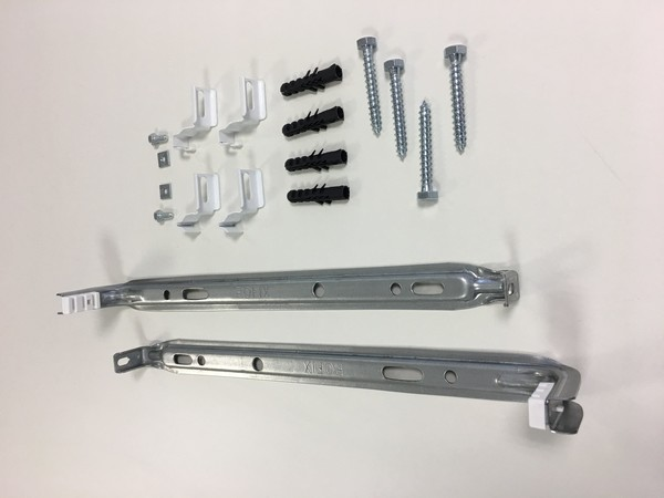Rofix Trias Set 2 J-Consoles voor Paneelradiator Henrad H400mm