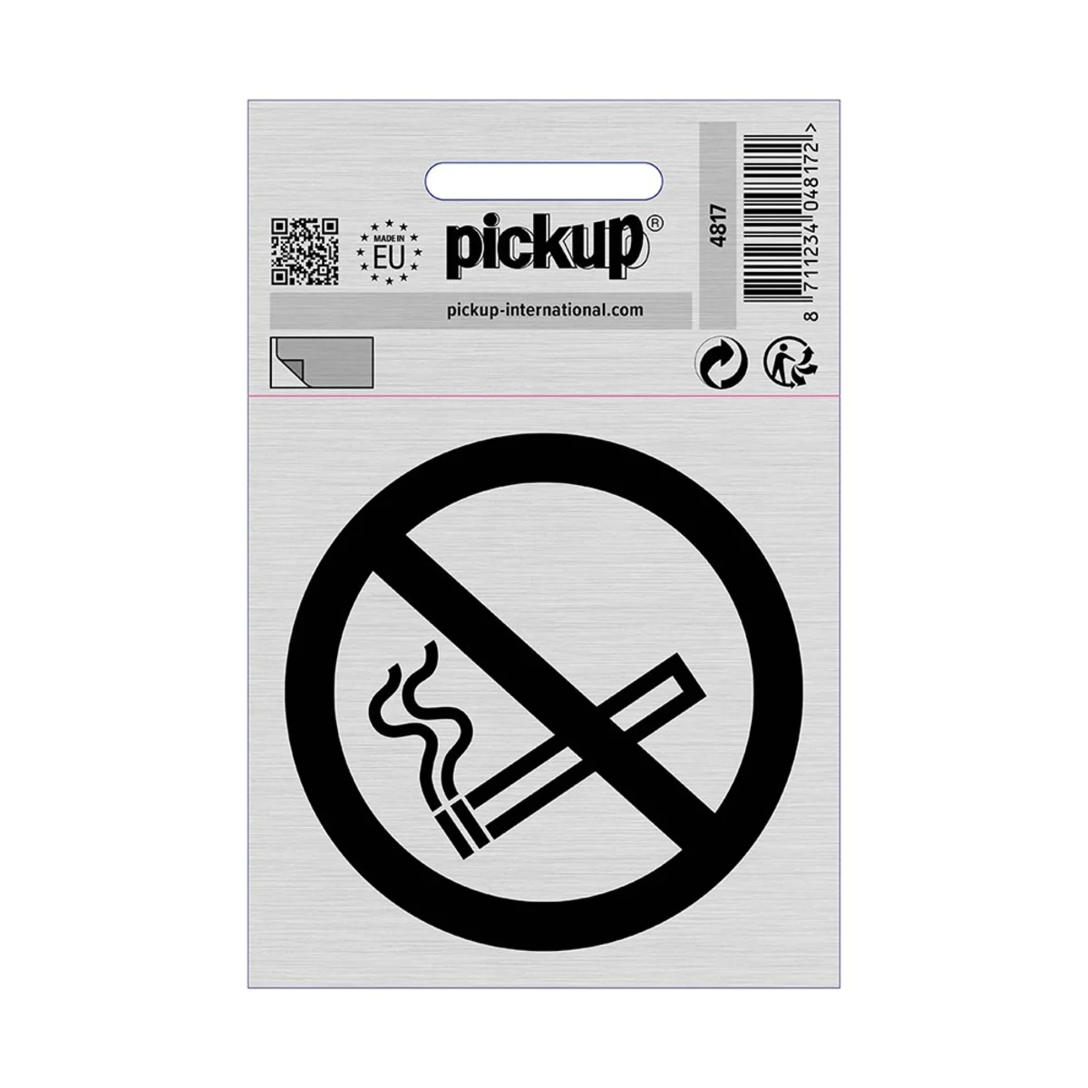 Route Alu Picto 80x80 Verboden Roken