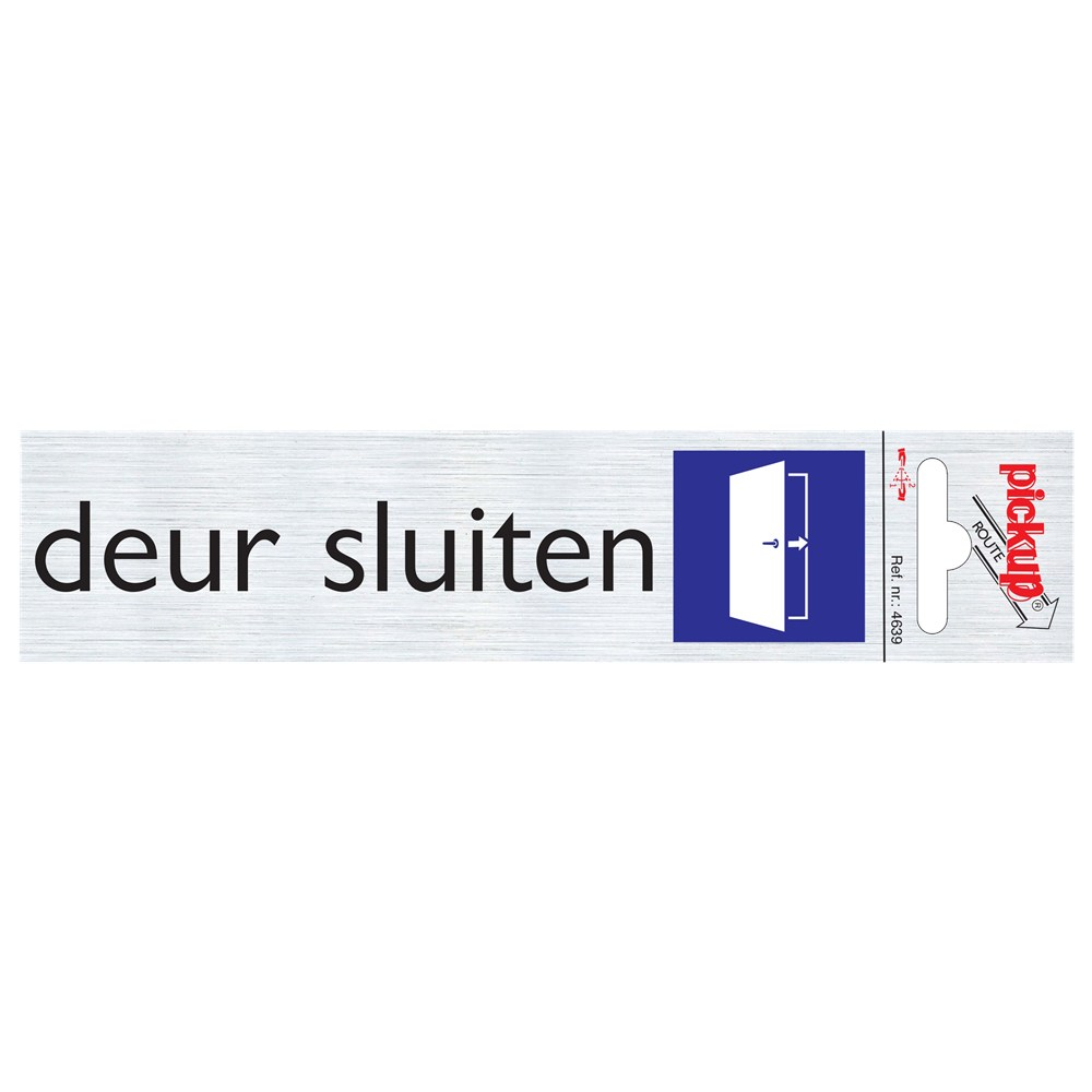 Route Alulook 164x44 Deur Sluiten