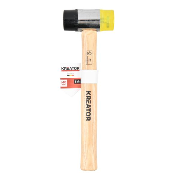 Rubberen Hamer Ø 40 mm Rubber-Fiber