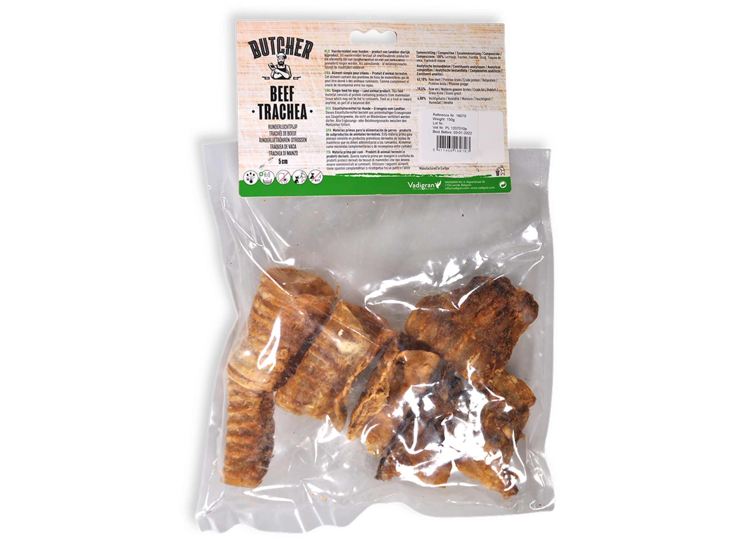Runderluchtpijp 200 g 3