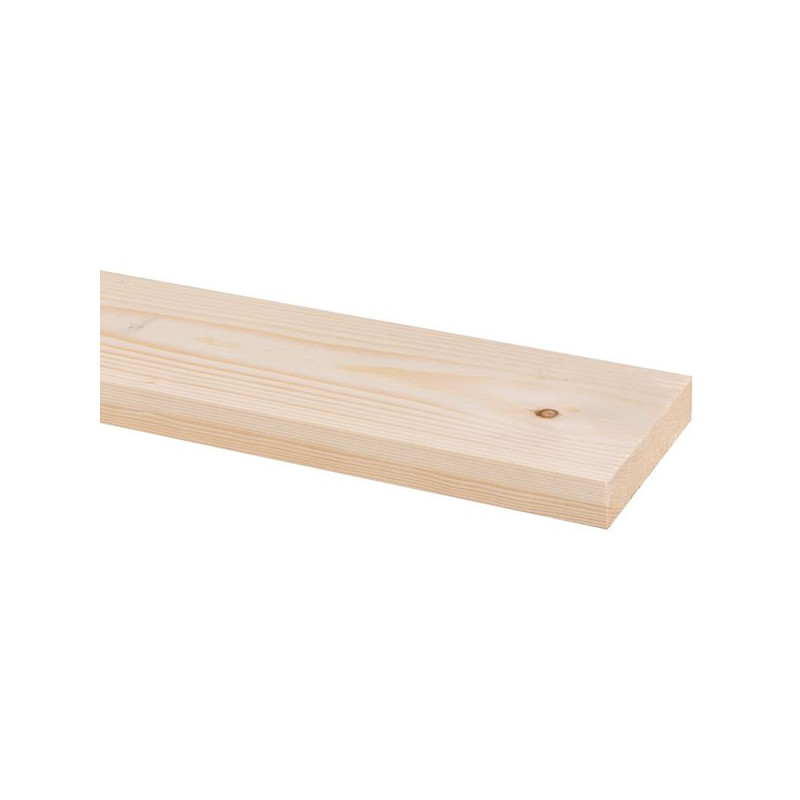 Ruwe Lat Vuren 22x100mm 240 cm