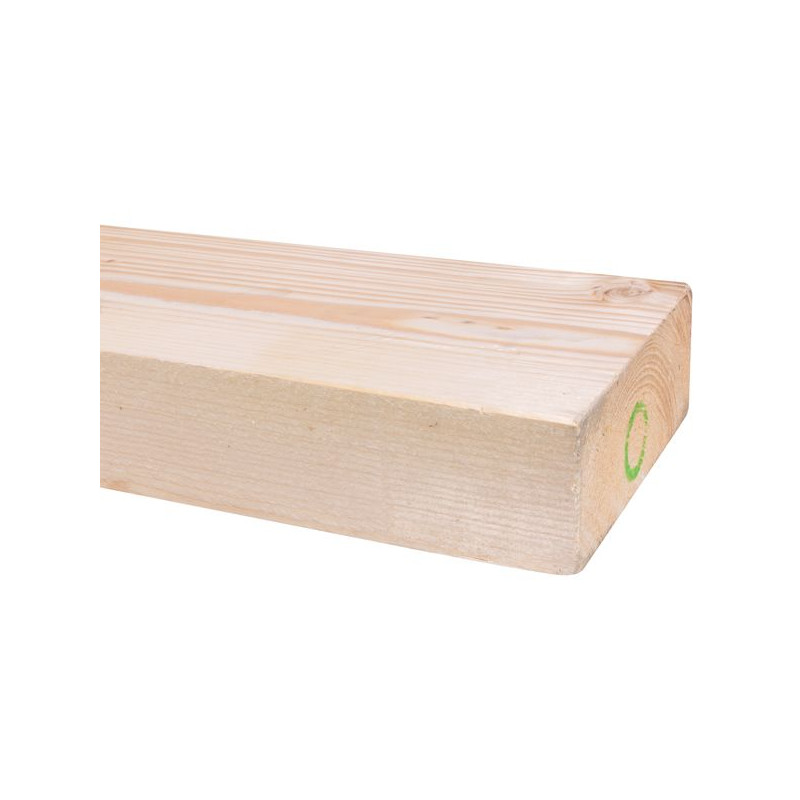 Ruwe Lat Vuren 63x150mm 240 cm