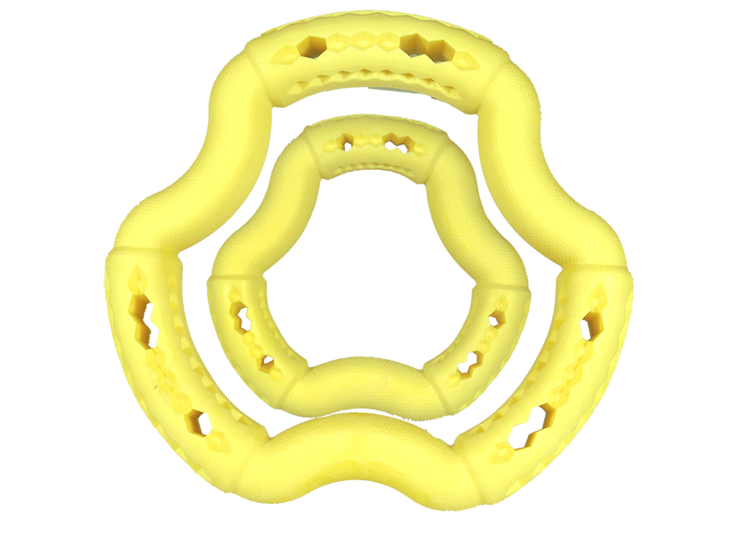 Samy Hond Tpr Ring Yellow 12 cm Vanilla 5