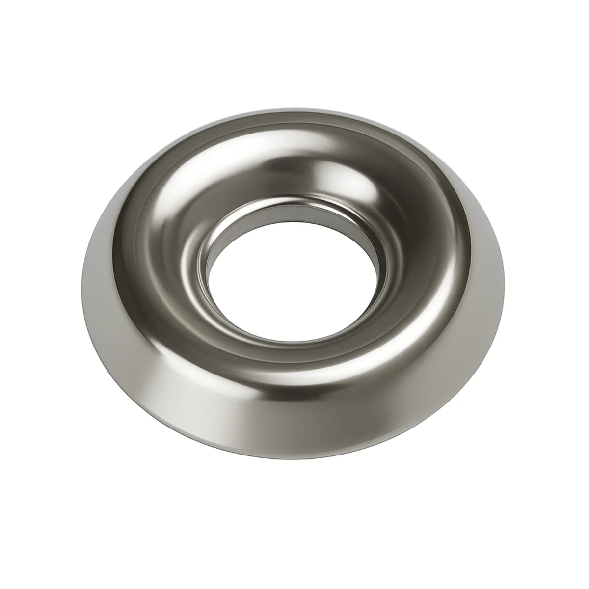 Schroefrozetten, Mess. Vernik. 4 X 11 mm