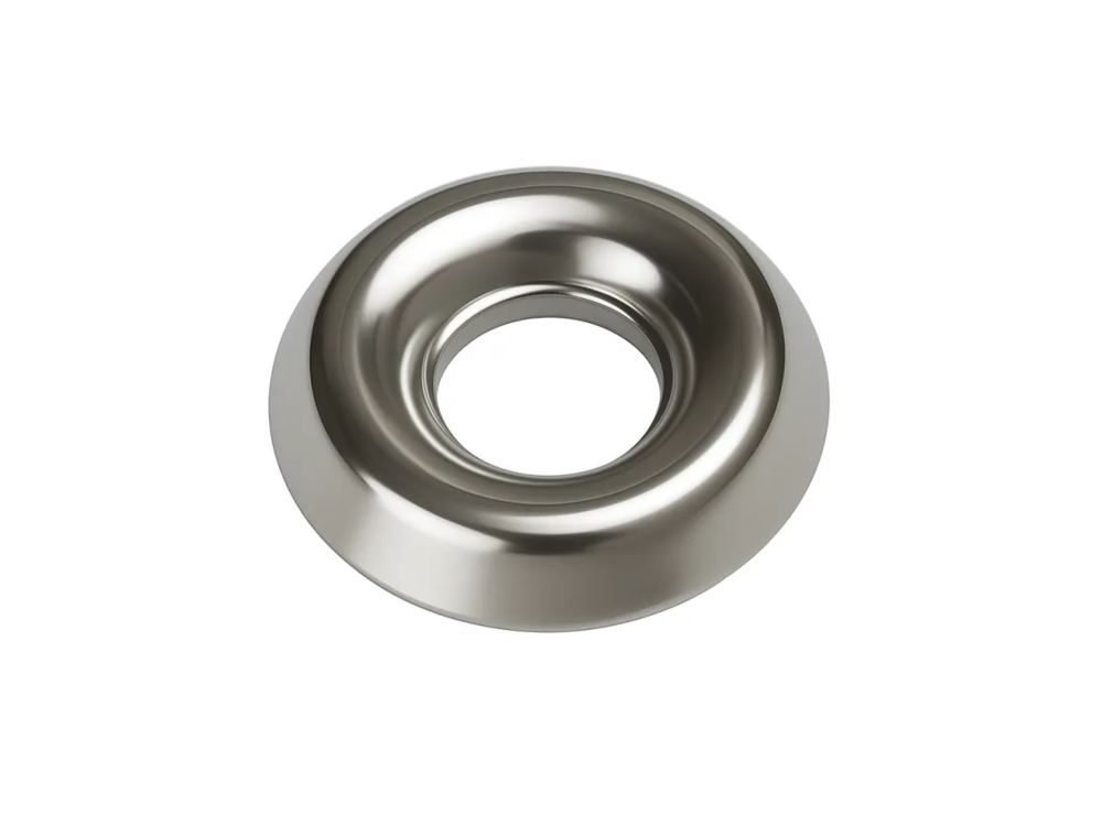 Schroefrozetten, Mess. Vernik. 5,5 X 15 mm