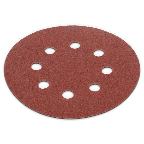 Schuurpapier Rond Ø 125 mm - K80 - 5 St.