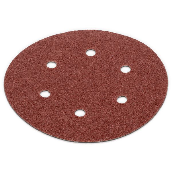 Schuurpapier Rond Ø 150 mm - K40 - 5 St.