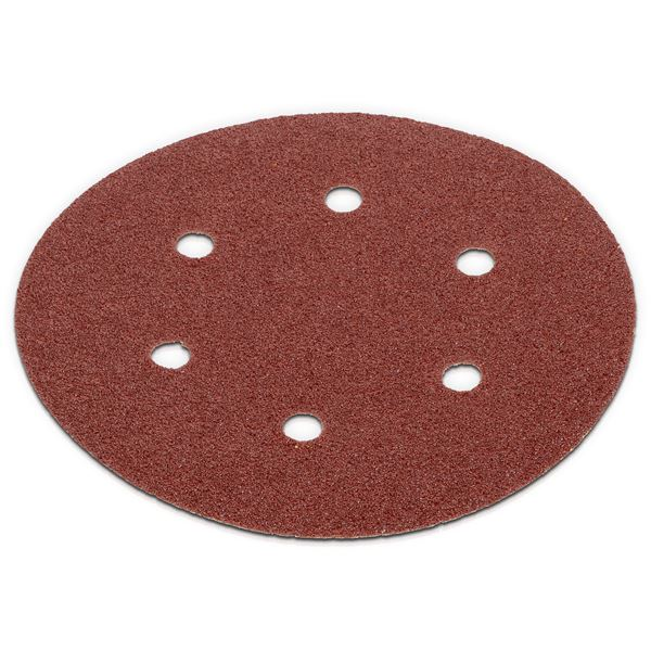 Schuurpapier Rond Ø 150 mm - K60 - 5 St.