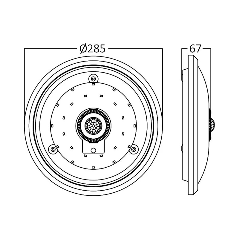 Sensor Lamp Led 15w 6000k 4