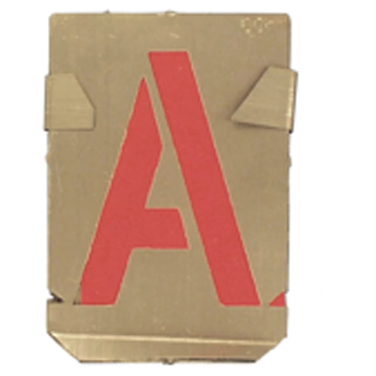 Set van 27 Zinken Letters 70 mm