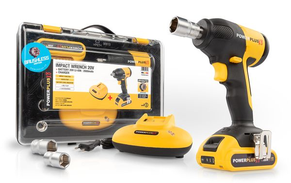 Slagmoersleutel Machine 20v + Batterij + Lader