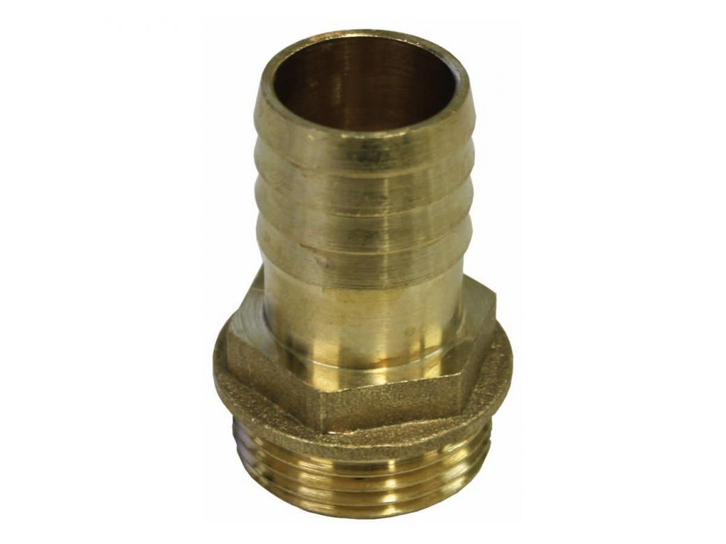 Slangpilaar Messing 3/4" Mx25mm