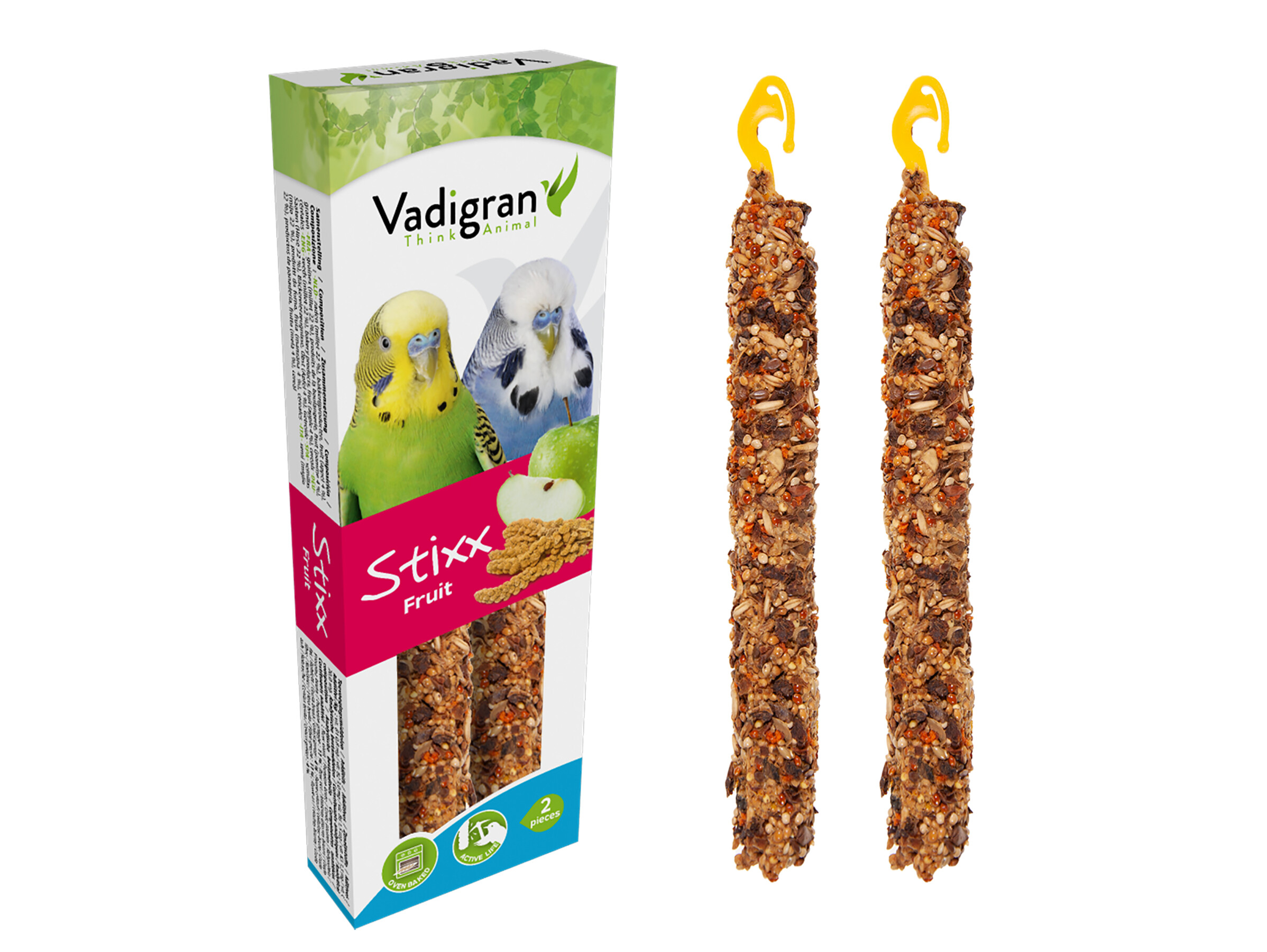Snack Stixx Parkiet Fruit 85gr 2