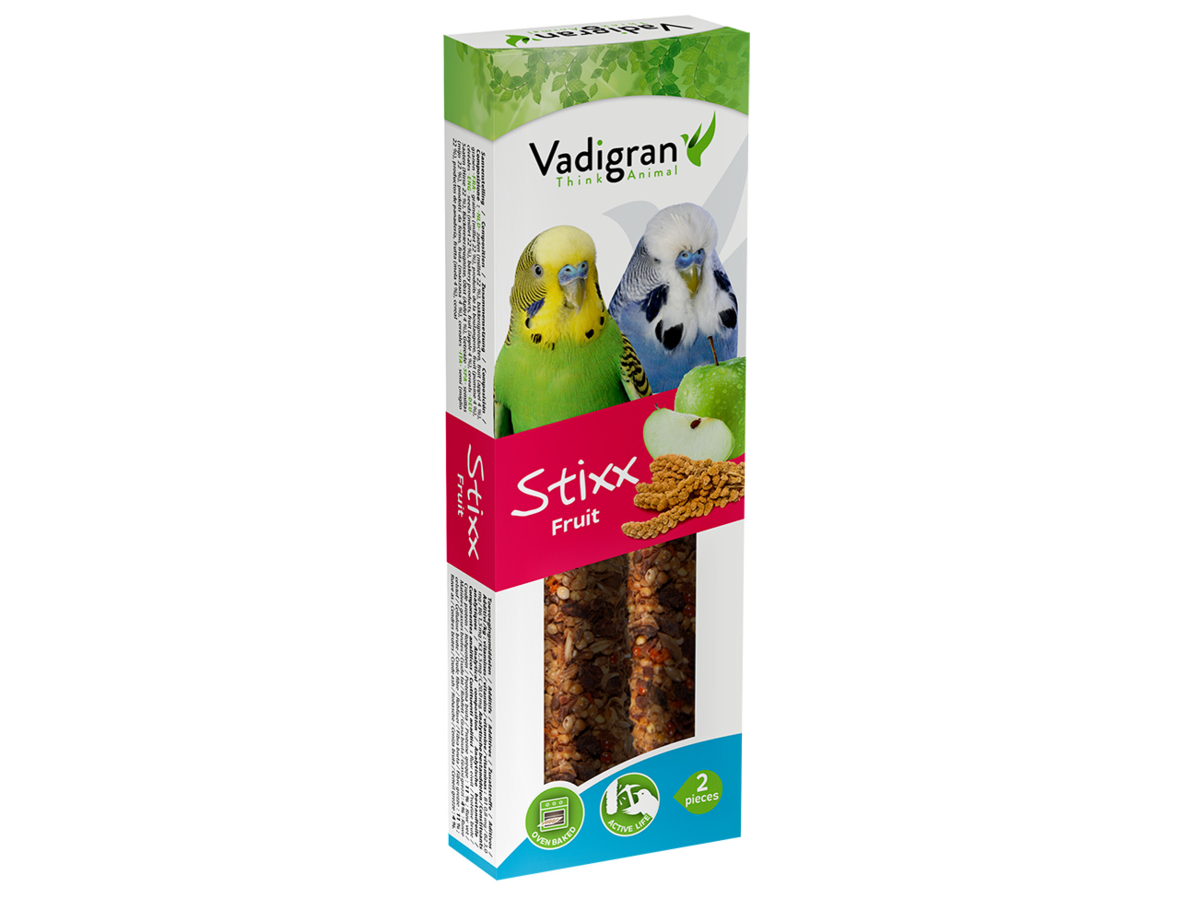 Snack Stixx Parkiet Fruit 85gr