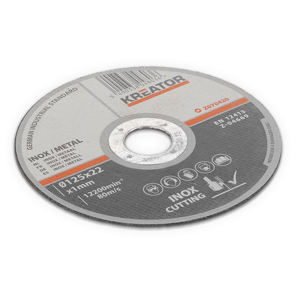 Snijschijf Metaal 125 1.2 mm per 6