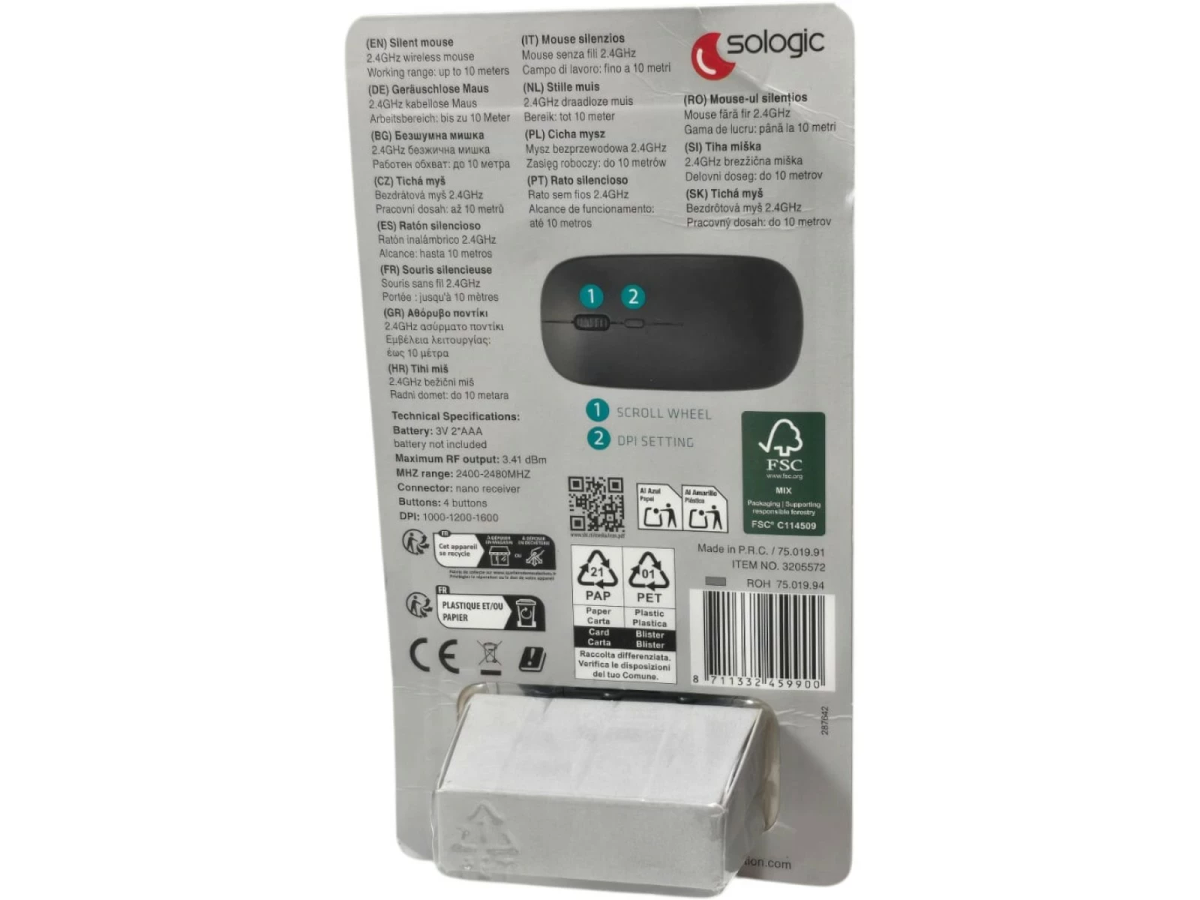 Sologic Silent Wireless Mouse 2