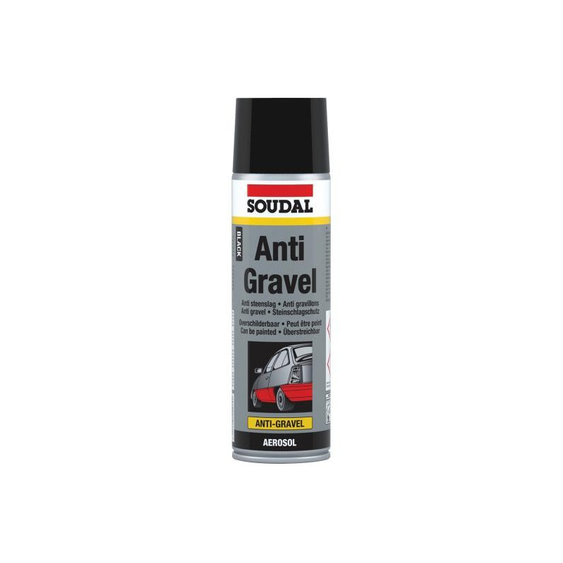 Soudal Anti Gravel Zwart 500 ml