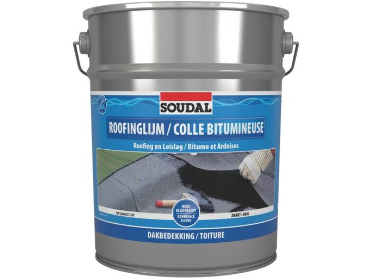 Soudal Roofinglijm Zwart 750 ml