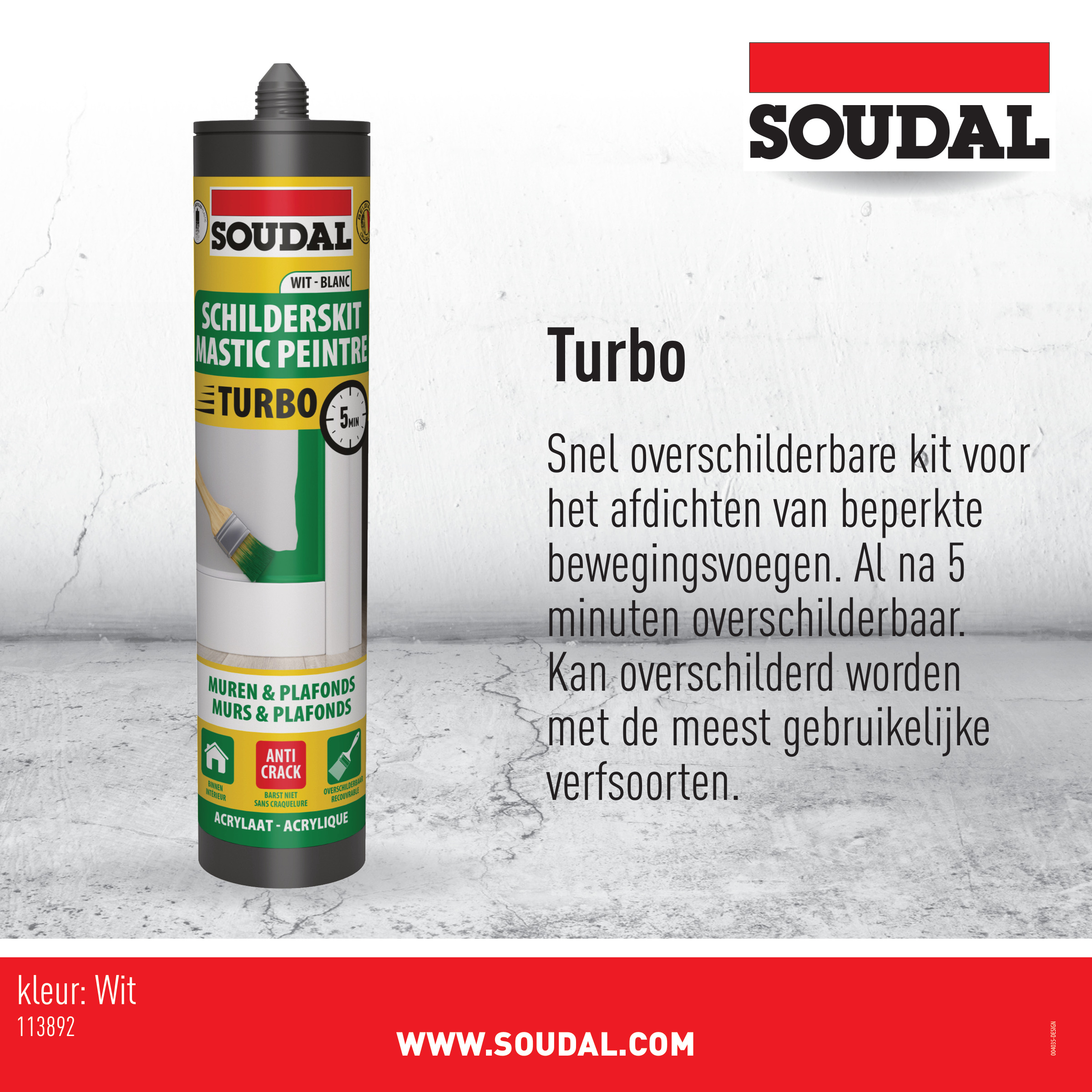 Soudal Schilderskit Wit Turbo 2