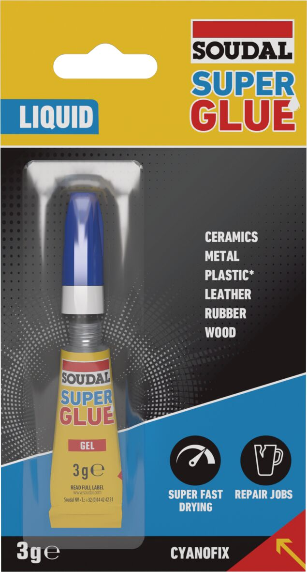 Soudal Super Glue Liquid 3 g