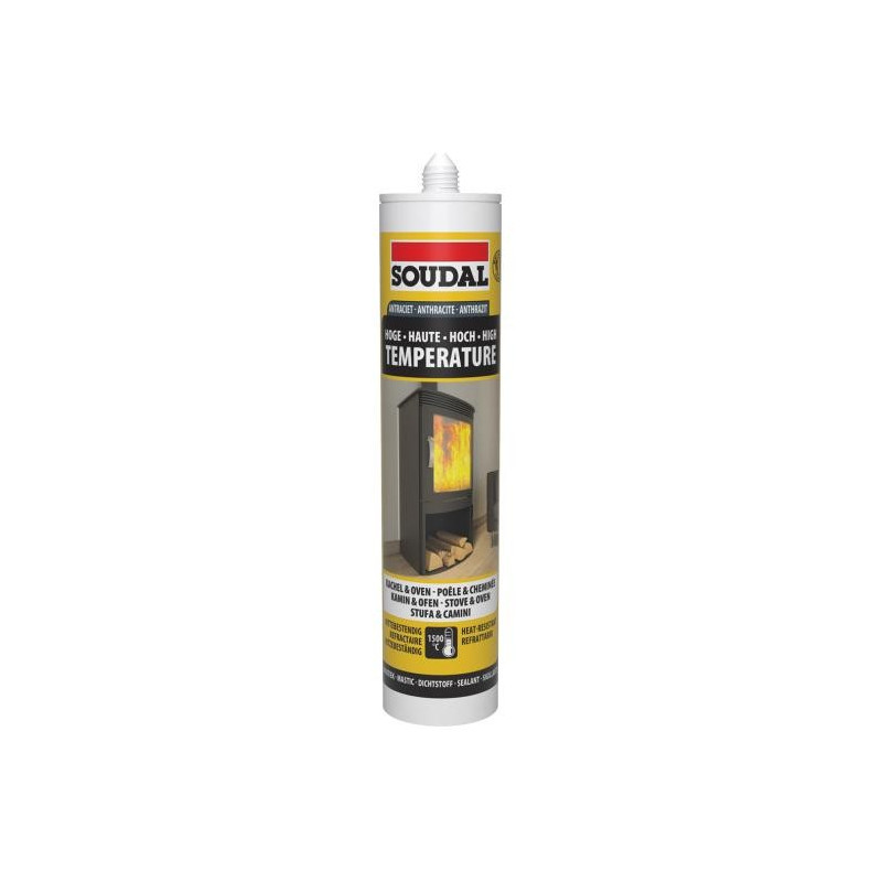 Soudalhigh Temperature Sealant Antraciet 290 ml