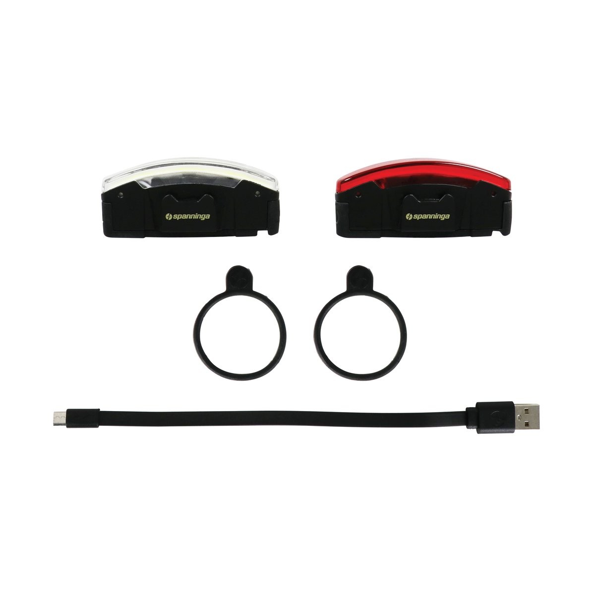 Spanninga Fiets Verl Set Oplaadbaar Led