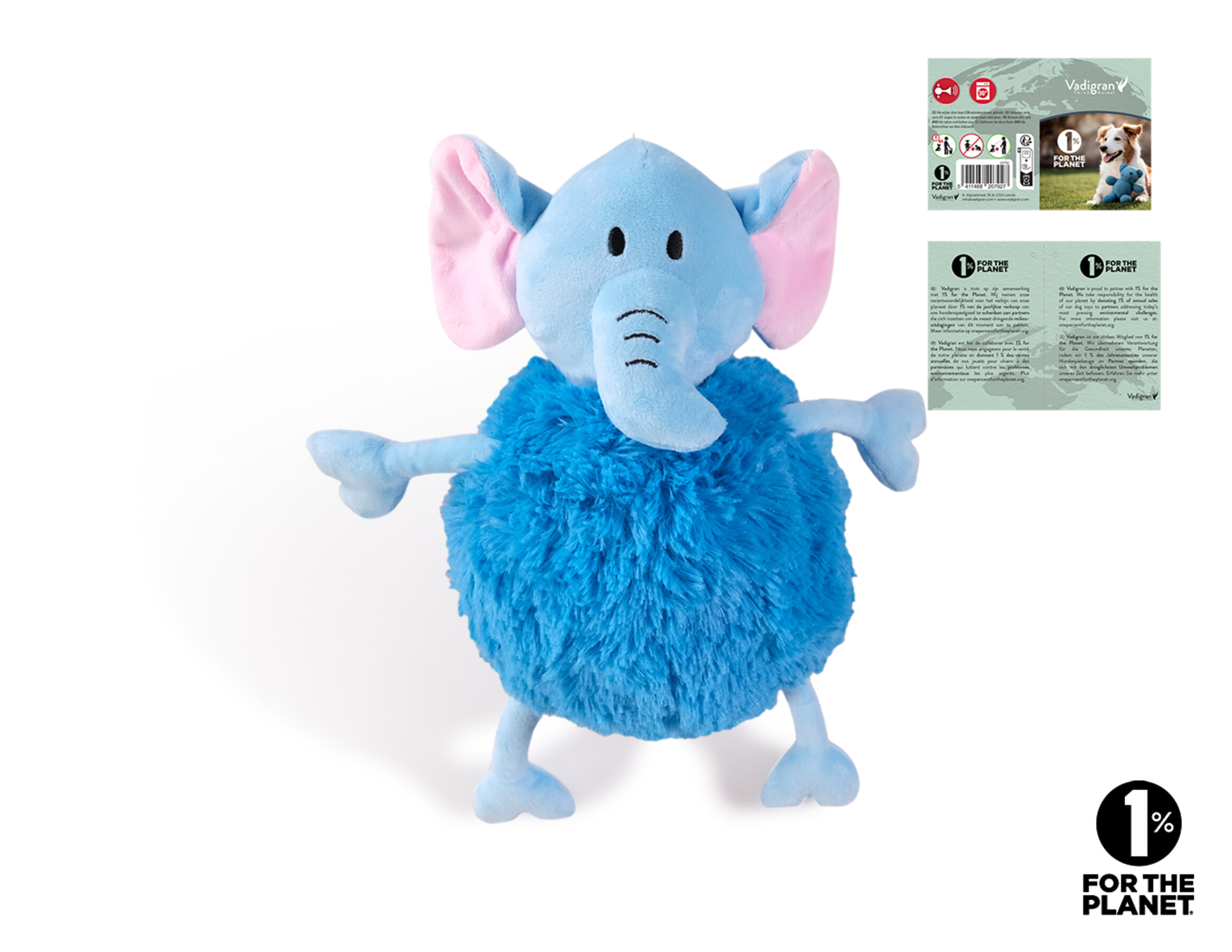 Speelgoed Hond Pluche Belly Olifant 28 cm 2