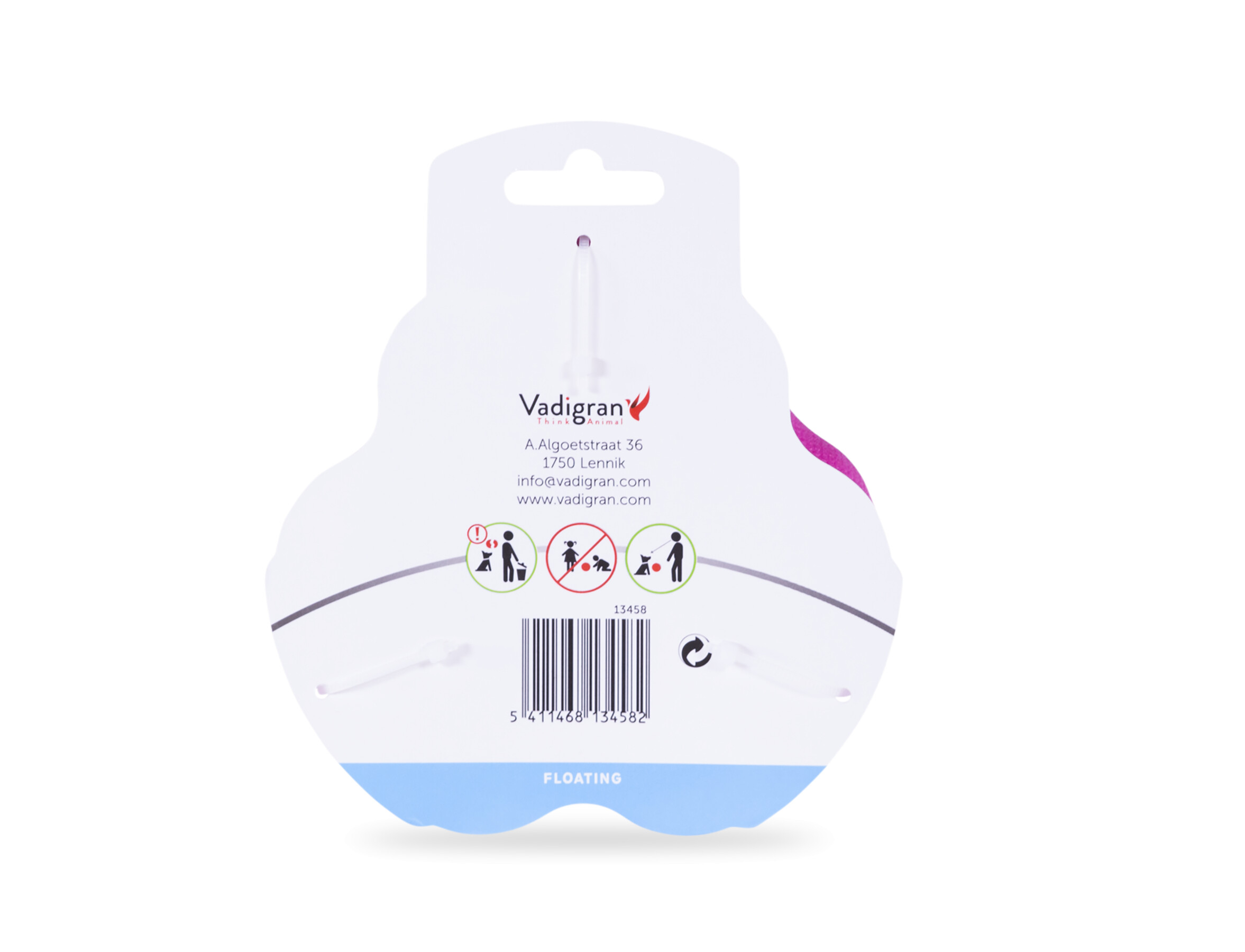 Speelgoed Hond Ring Red Frutti 12 cm 4