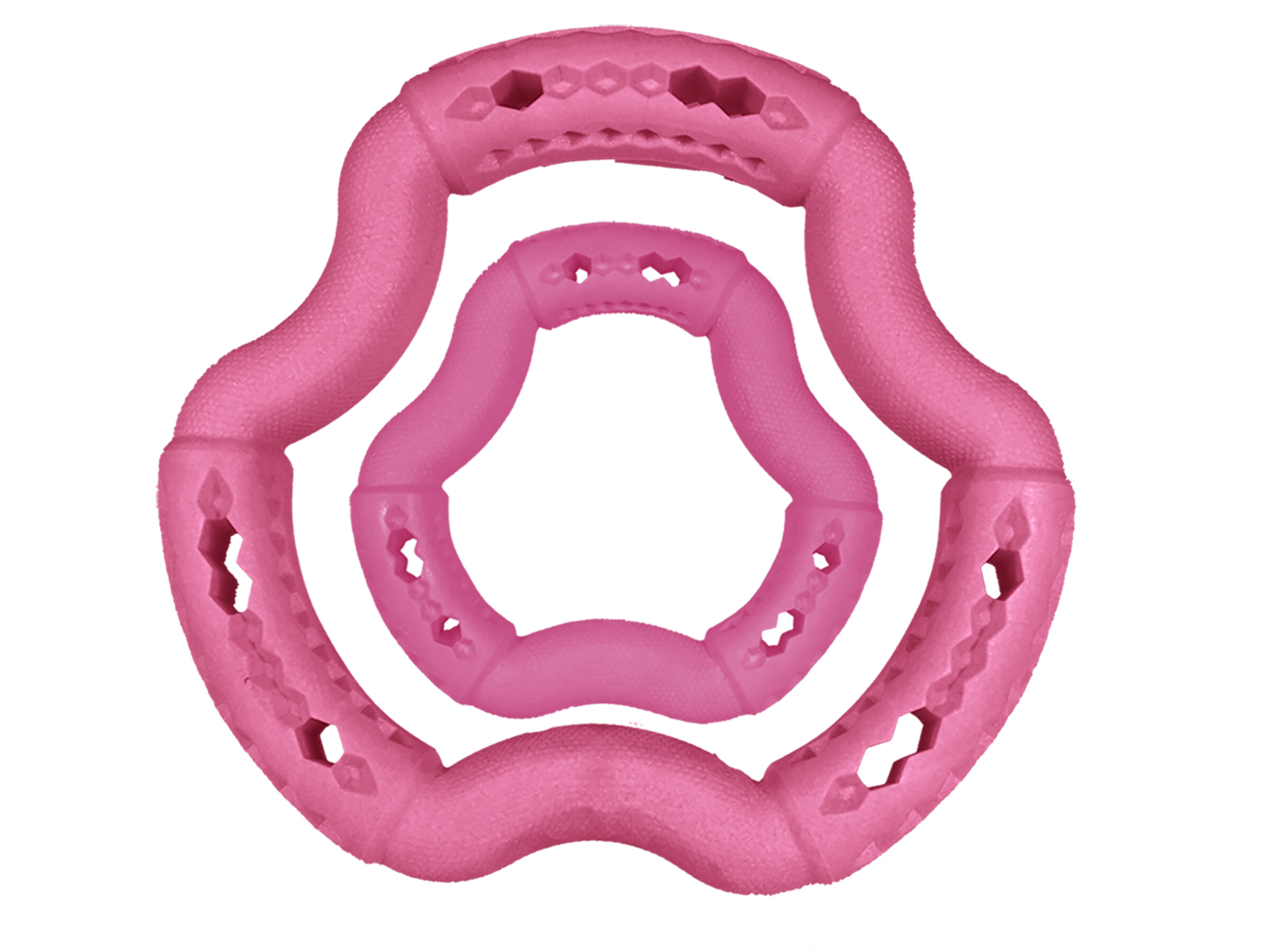 Speelgoed Hond Ring Red Frutti 12 cm 5