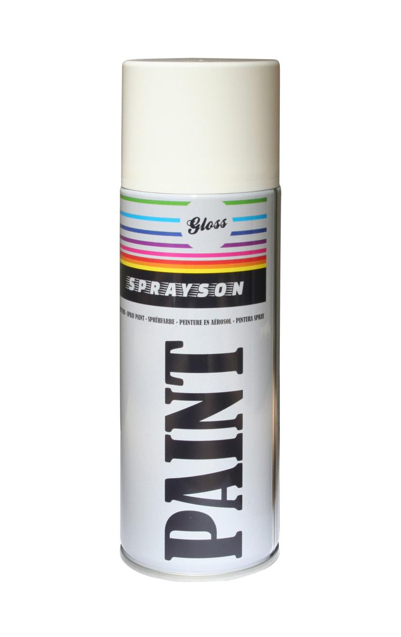 Spuitbus Wit Ral 9010 400 ml