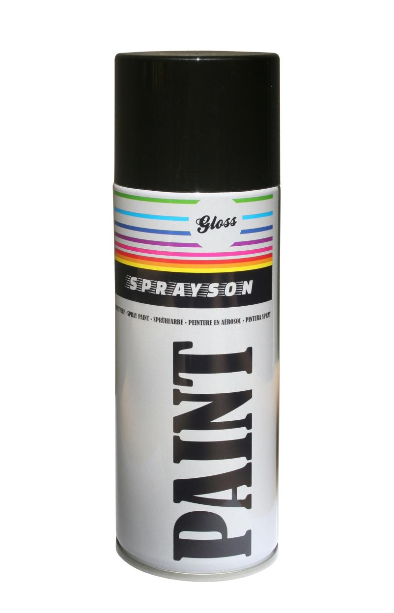 Spuitbus Zwart Ral 9005 400 ml