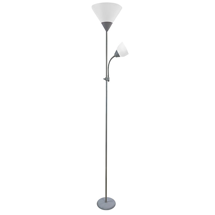 Staanlamp Meric-2 E27 + Leeslamp