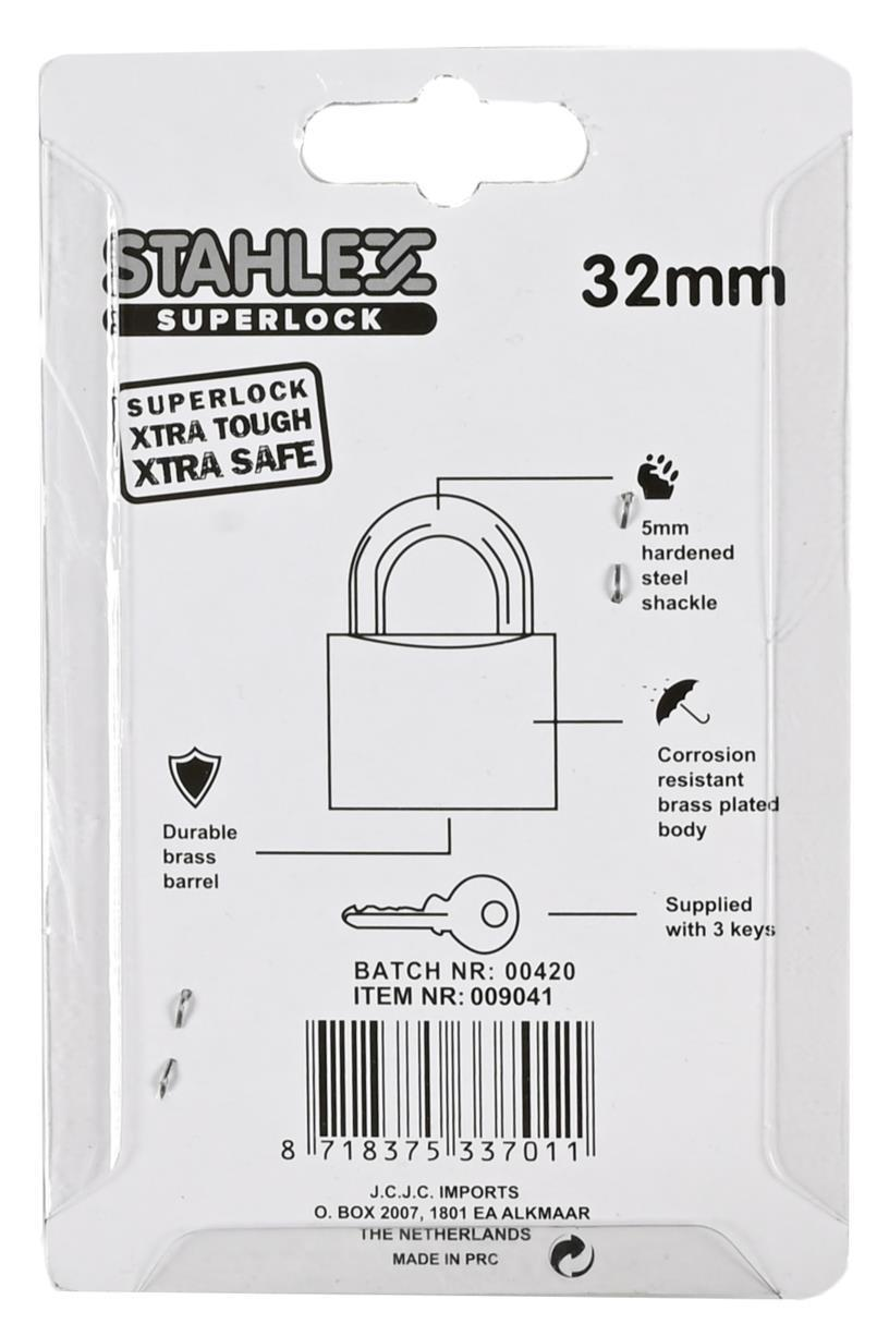 Stahle Hangslot 32 mm 4