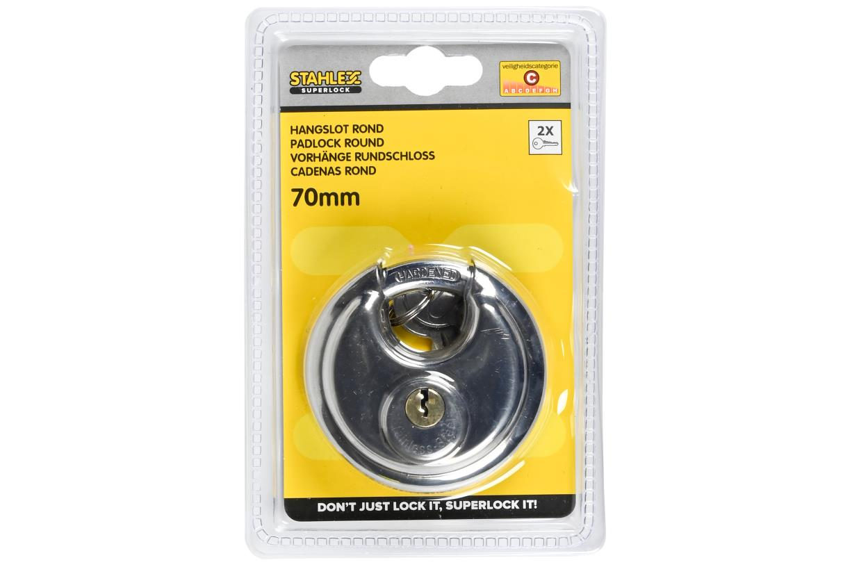 Stahlex Hangslot Rond 70 mm 3
