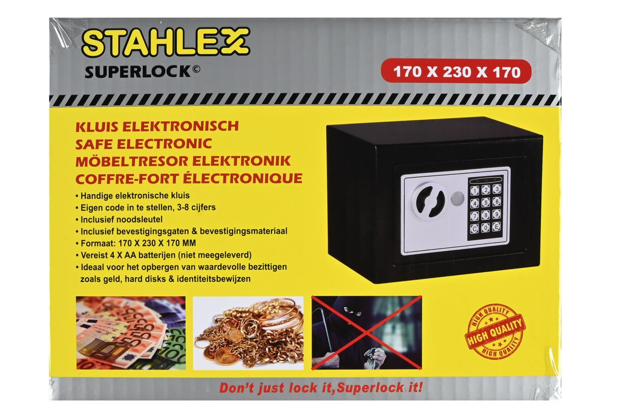 Stahlex Kluis Elektronisch 170 X 230 X 170 4