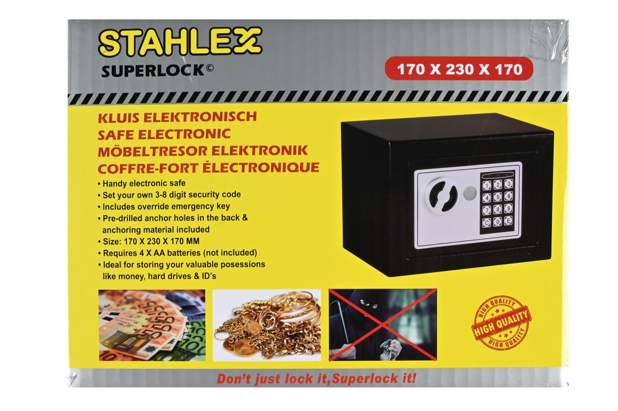 Stahlex Kluis Elektronisch 170 X 230 X 170 5