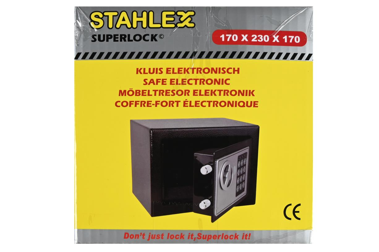 Stahlex Kluis Elektronisch 170 X 230 X 170 6